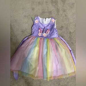 Kids Rainbow Unicorn Costume Dress